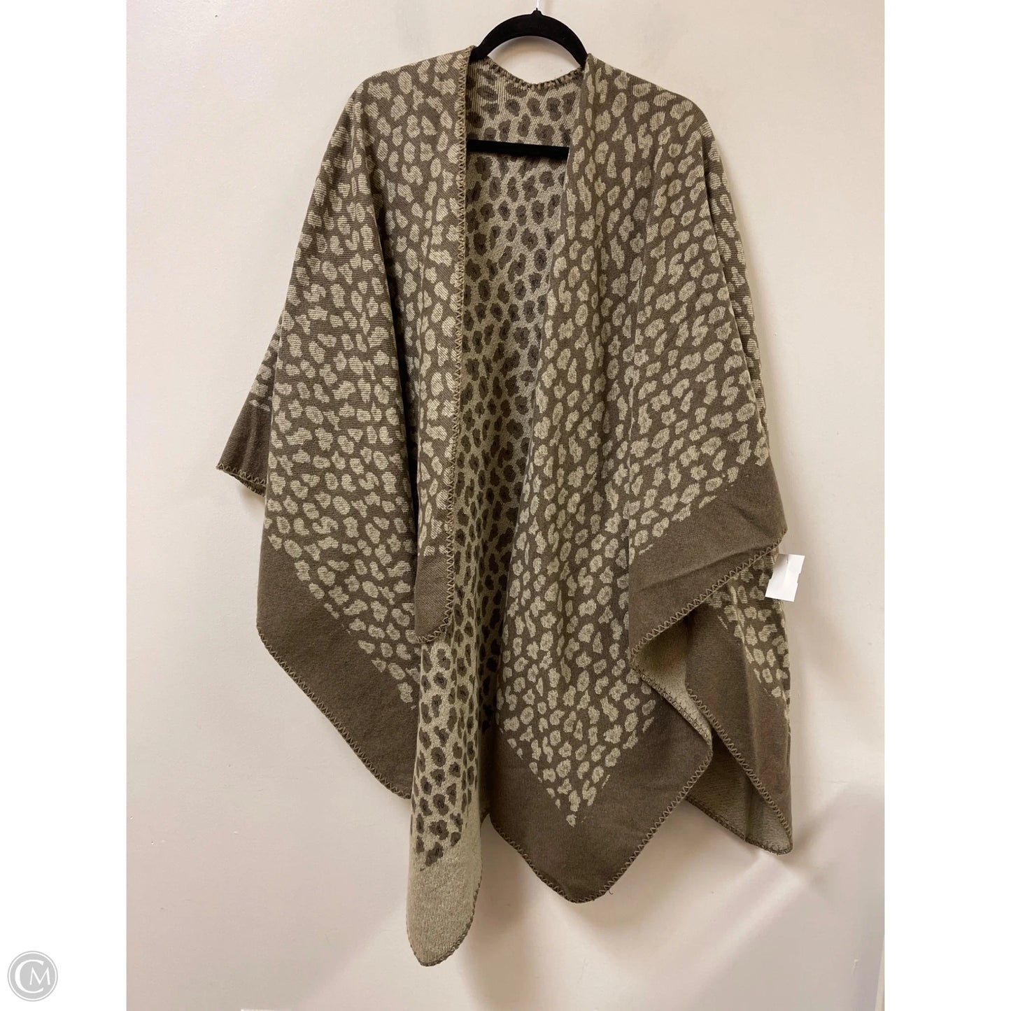 Shawl By Clothes Mentor In Animal Print, Size: Osfm