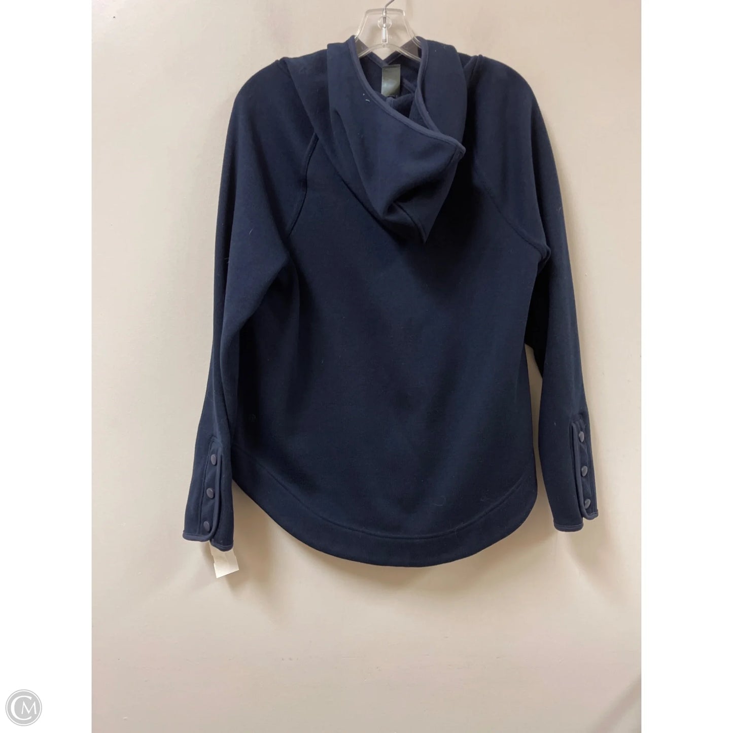 Athletic Sweatshirt Hoodie By Champion In Blue, Size: L