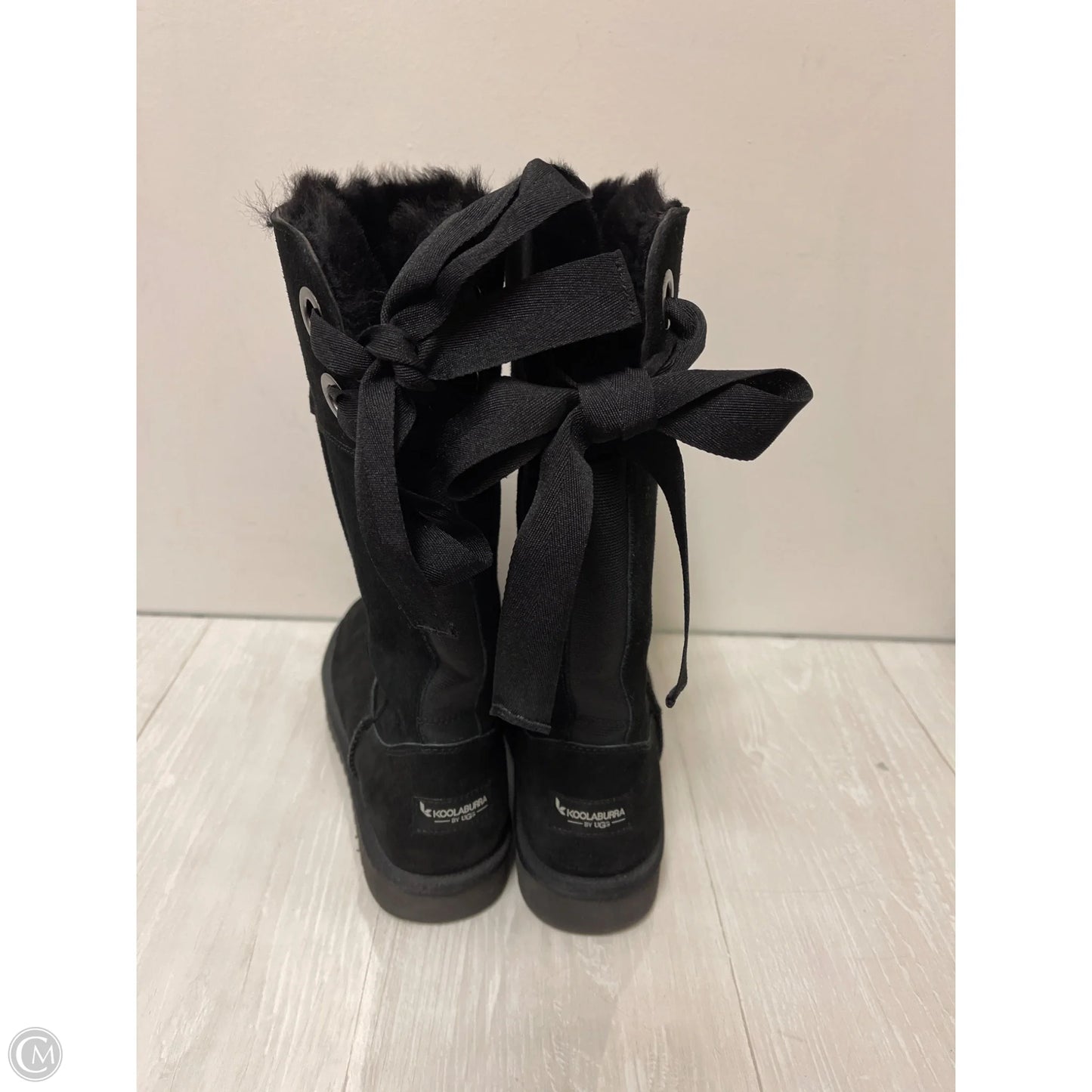 Boots Mid-calf Flats By Koolaburra By Ugg In Black, Size: 9