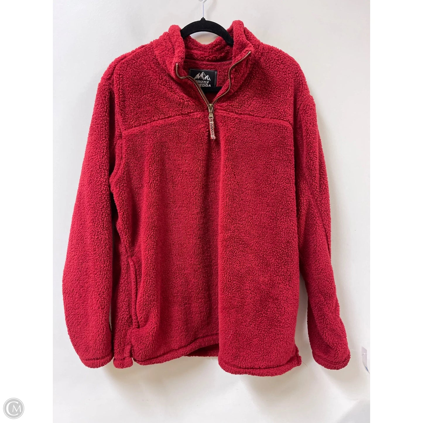 Sweater By Clothes Mentor In Red, Size: L