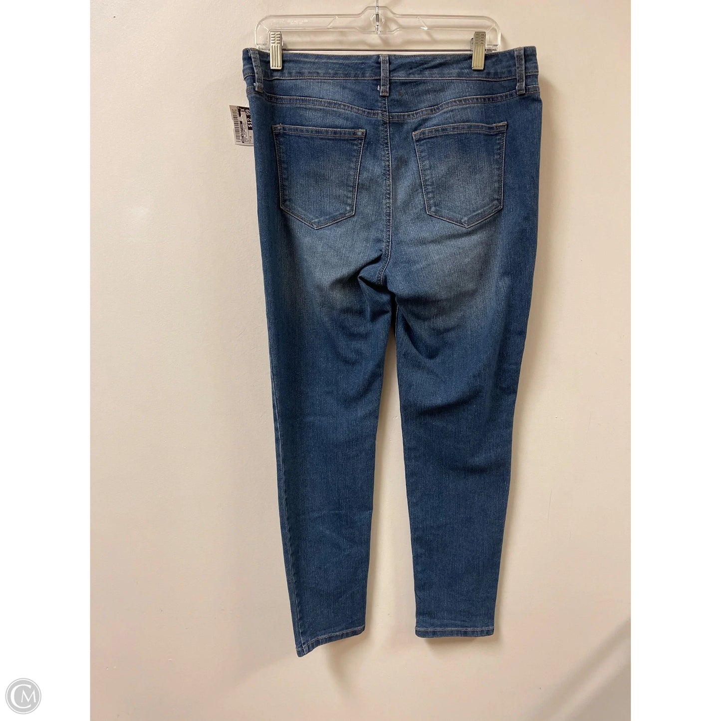 Jeans Skinny By New Directions In Blue Denim, Size: 10