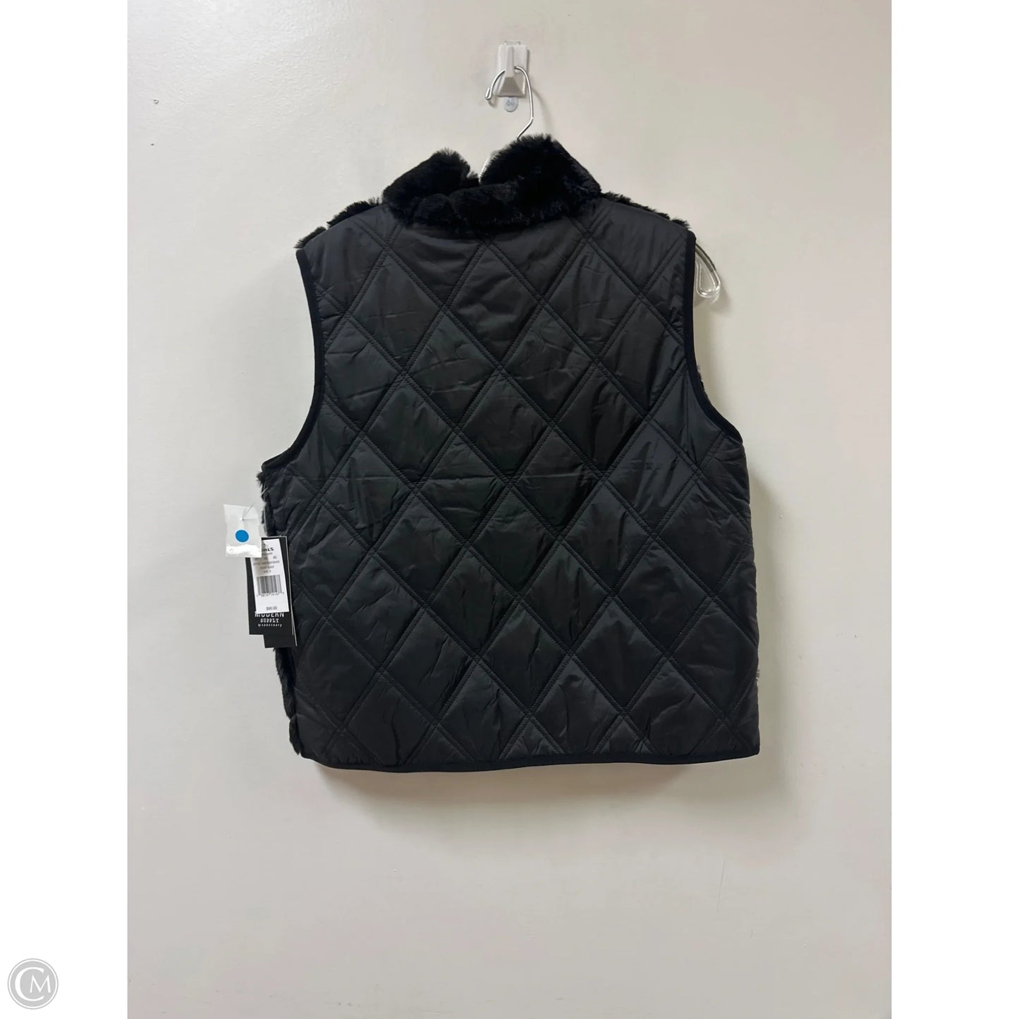 Vest Faux Fur & Sherpa By Sanctuary In Black, Size: S