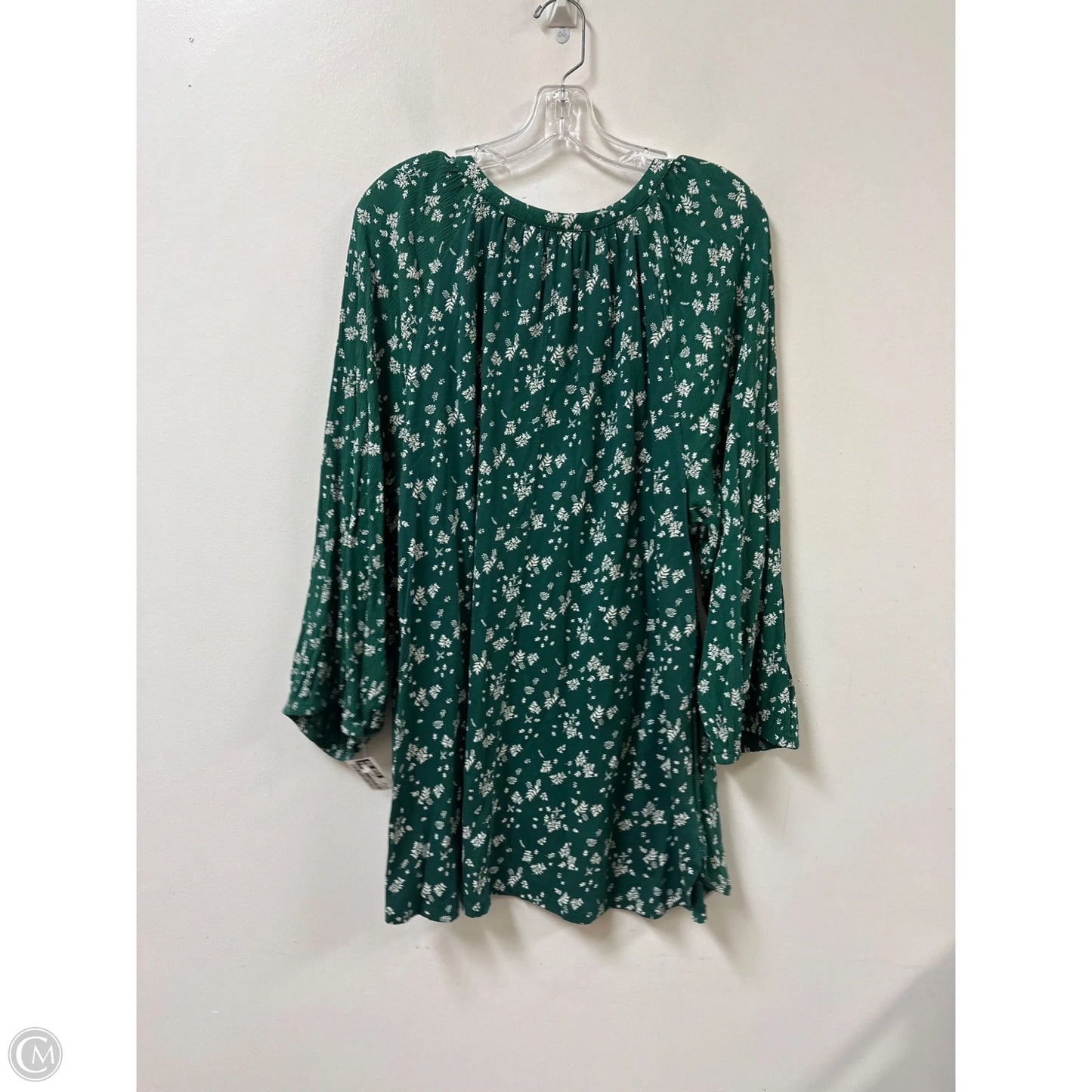 Top Long Sleeve By Lane Bryant In Green, Size: 2x