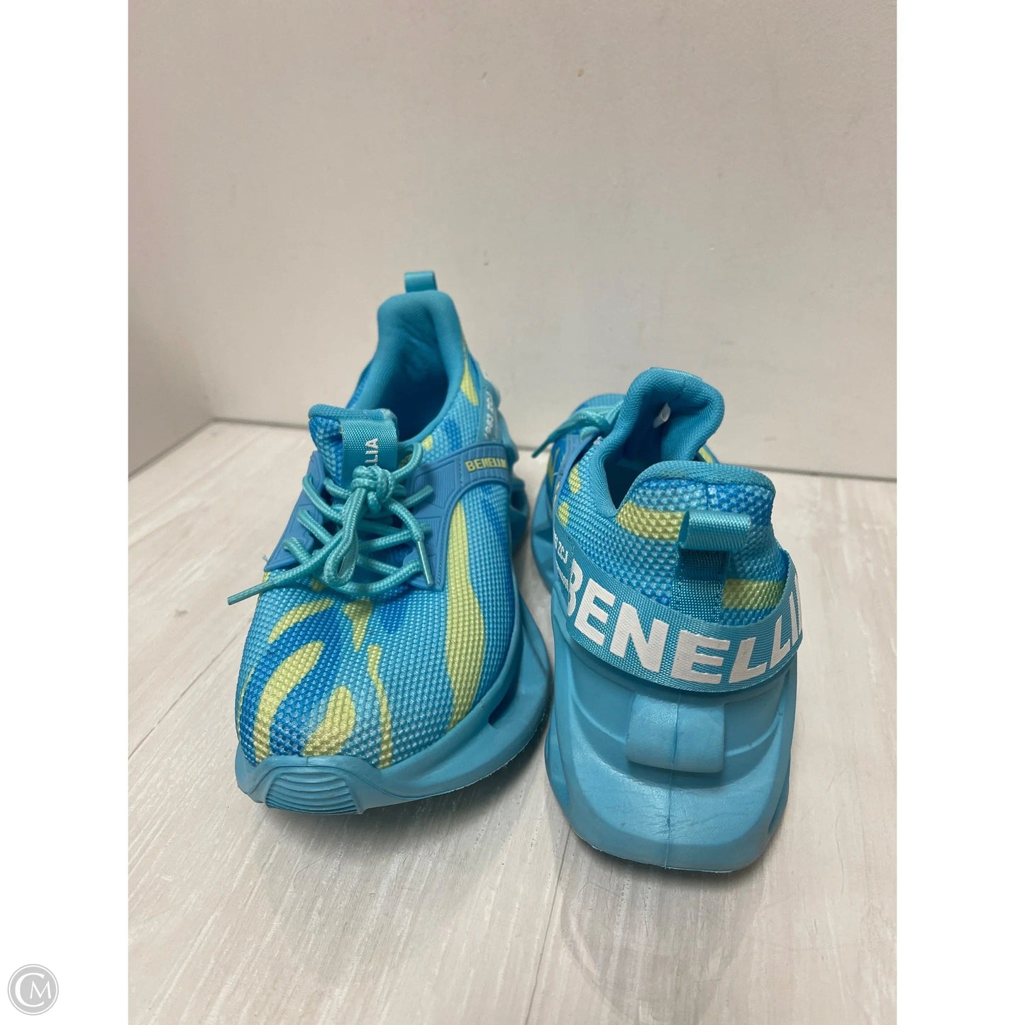 Shoes Athletic By Clothes Mentor In Blue, Size: 9.5