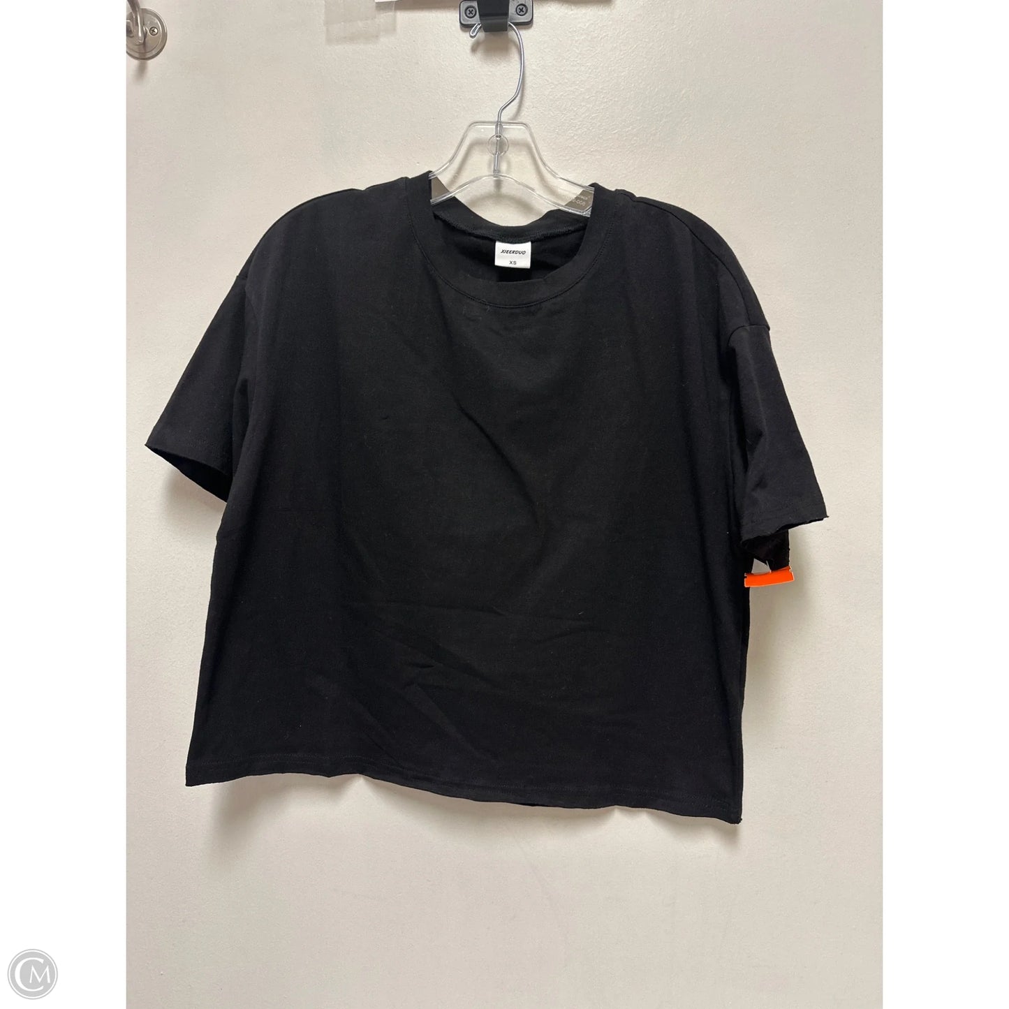 Athletic Top Short Sleeve By Clothes Mentor In Black, Size: Xs
