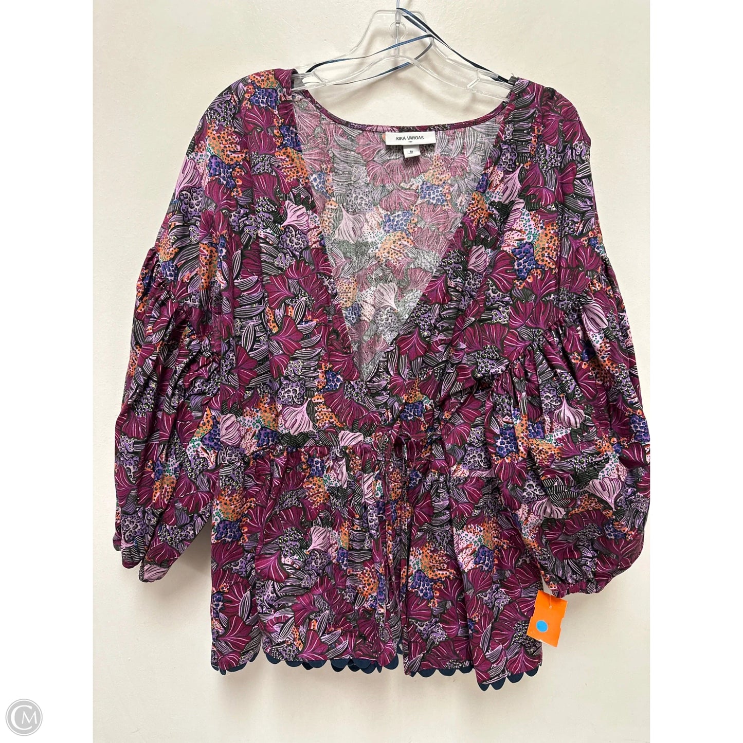 Top Long Sleeve By Target-designer In Purple, Size: 1x
