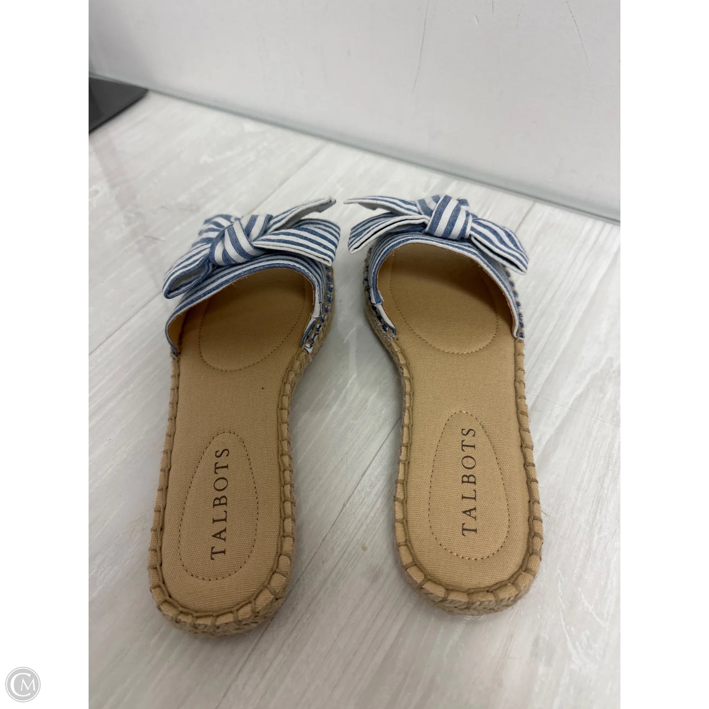 Sandals Flats By Talbots In Blue, Size: 5