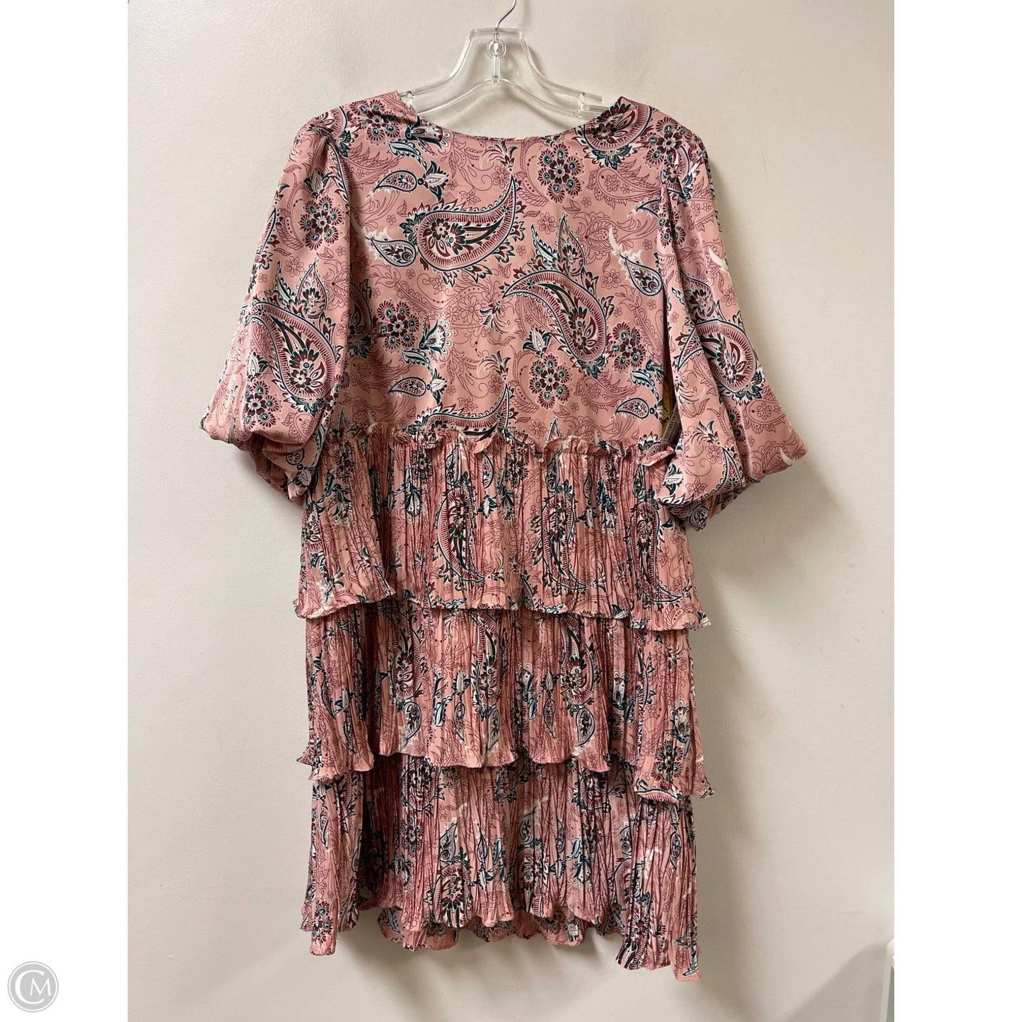 Dress Casual Midi By Clothes Mentor In Floral Print, Size: L