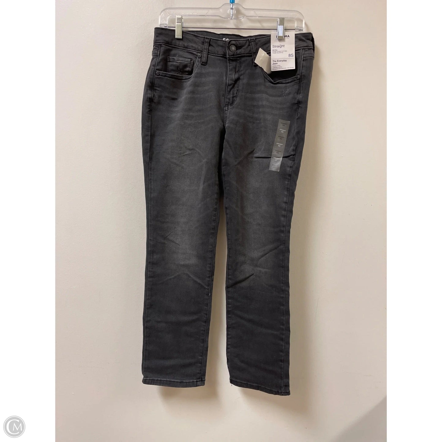 Jeans Straight By Sonoma In Grey, Size: 8