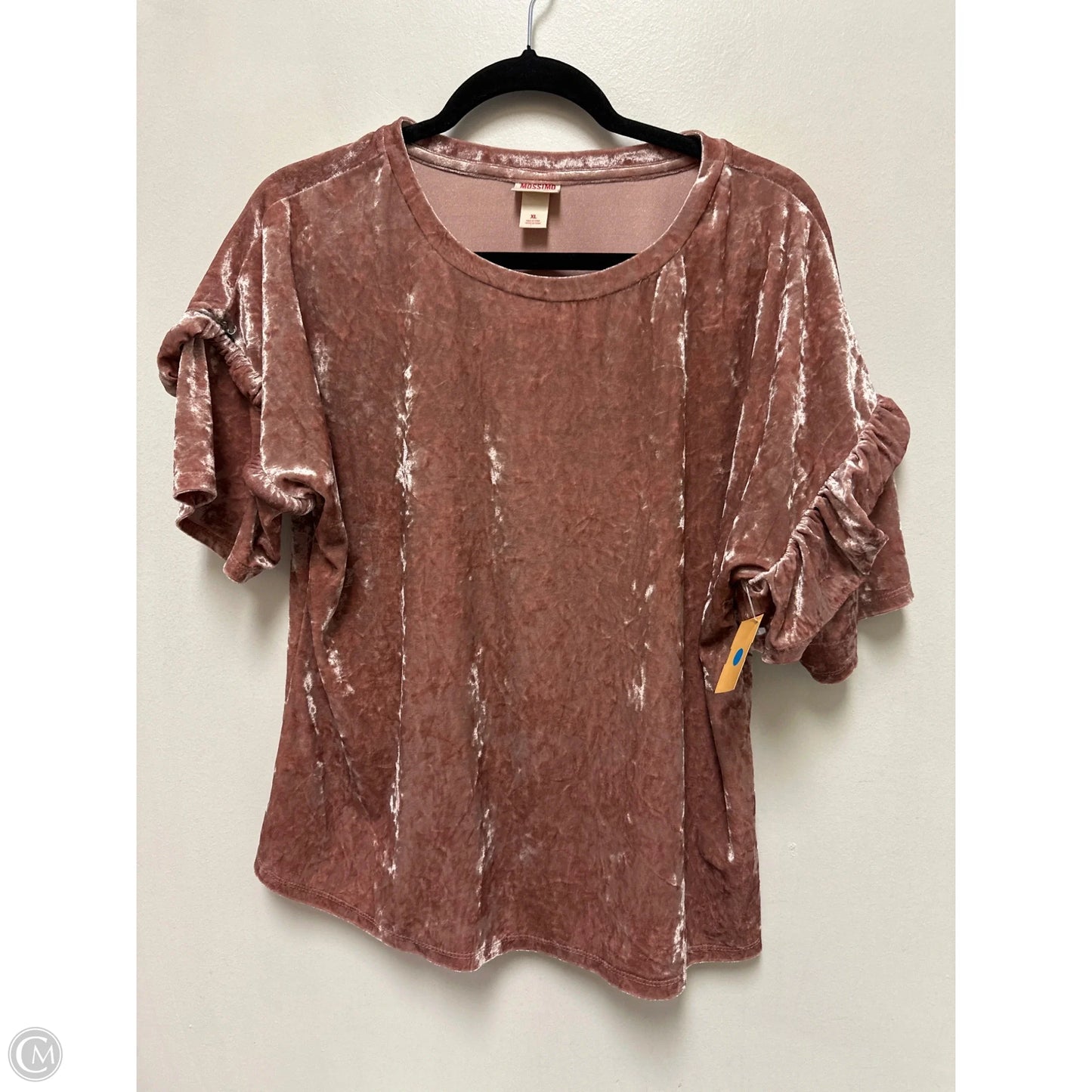 Top Short Sleeve By Mossimo In Pink, Size: Xl