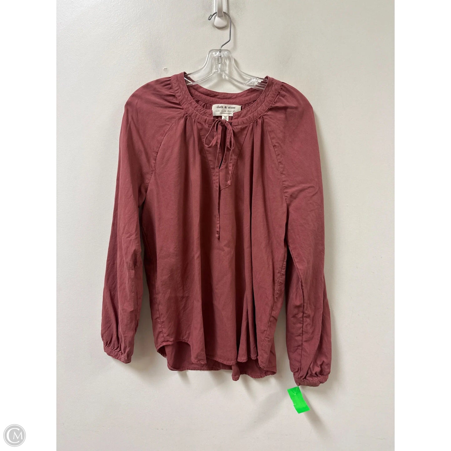 Top Long Sleeve By Cloth & Stone In Pink, Size: Xl