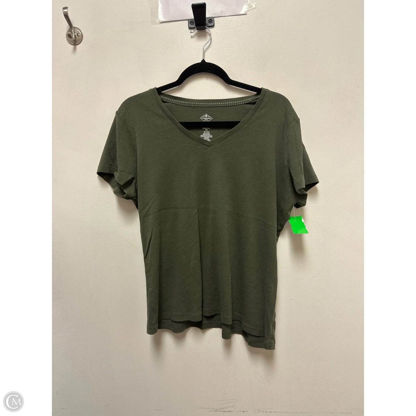 Top Short Sleeve Basic By St Johns Bay In Green, Size: Xl
