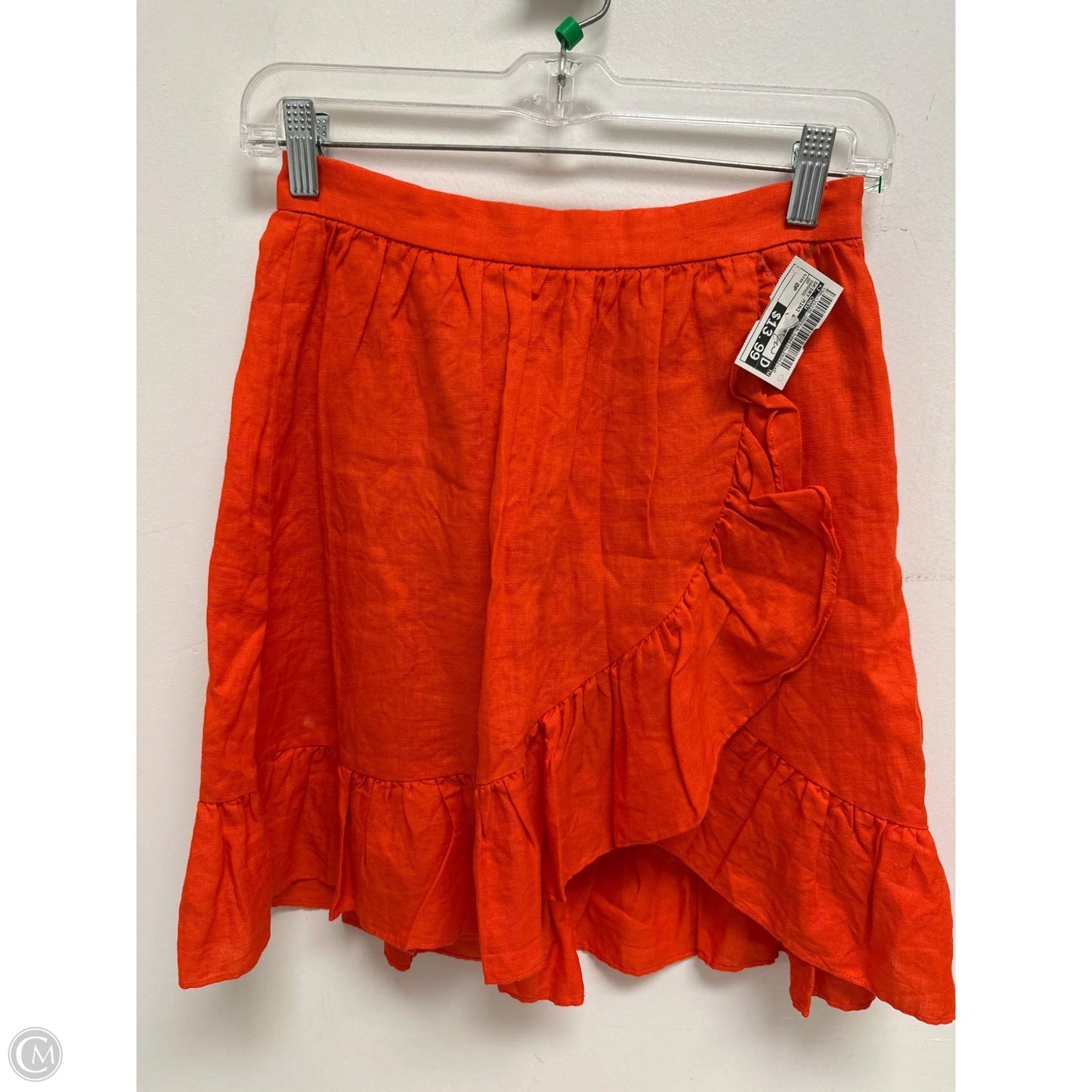 Skirt Mini & Short By J. Crew In Orange, Size: 0p