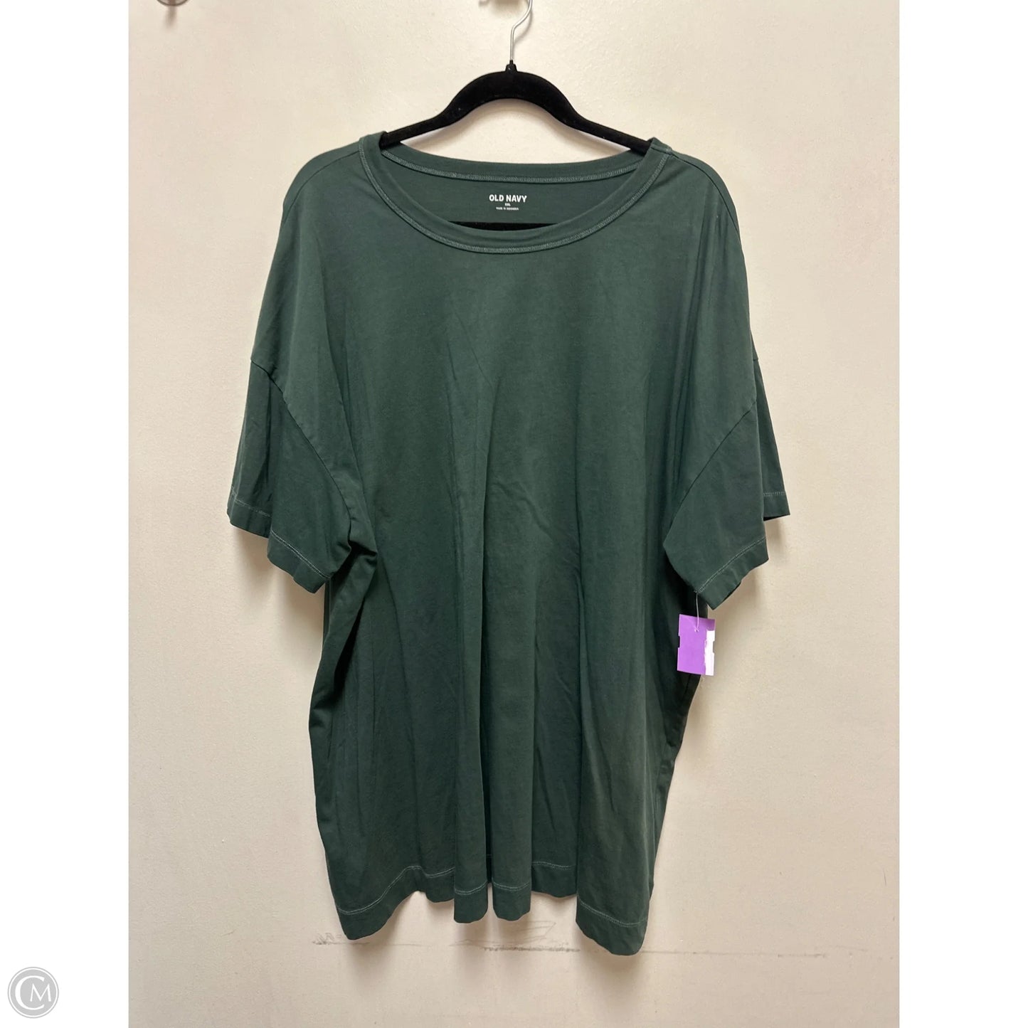 Top Short Sleeve Basic By Old Navy In Green, Size: 1x