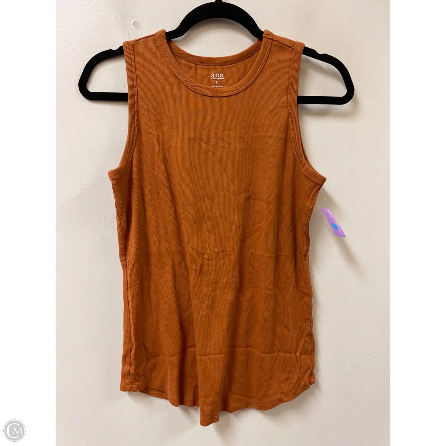 Tank Top By Ana In Orange, Size: Xl