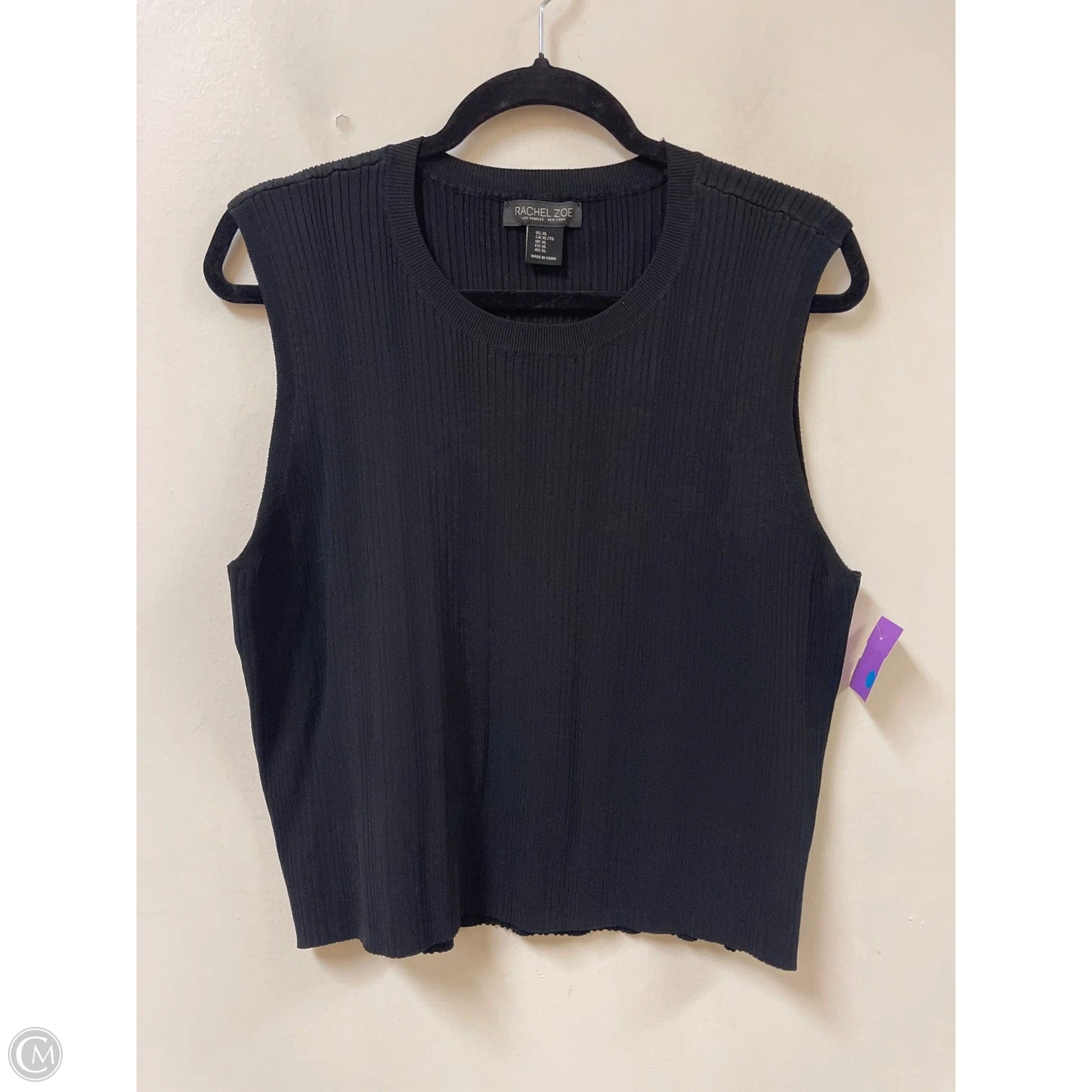 Top Sleeveless By Rachel Zoe In Black, Size: Xl