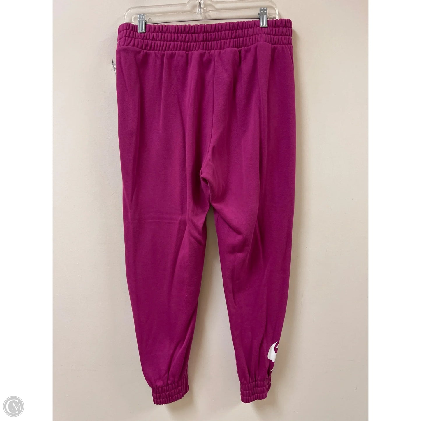 Athletic Pants By Nike In Pink, Size: L