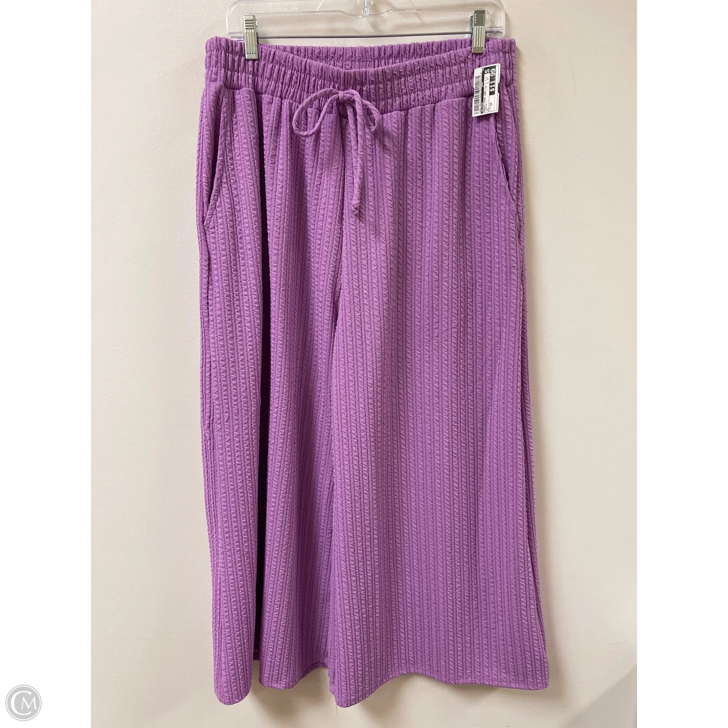 Pants Wide Leg By Blumin In Purple, Size: 2x