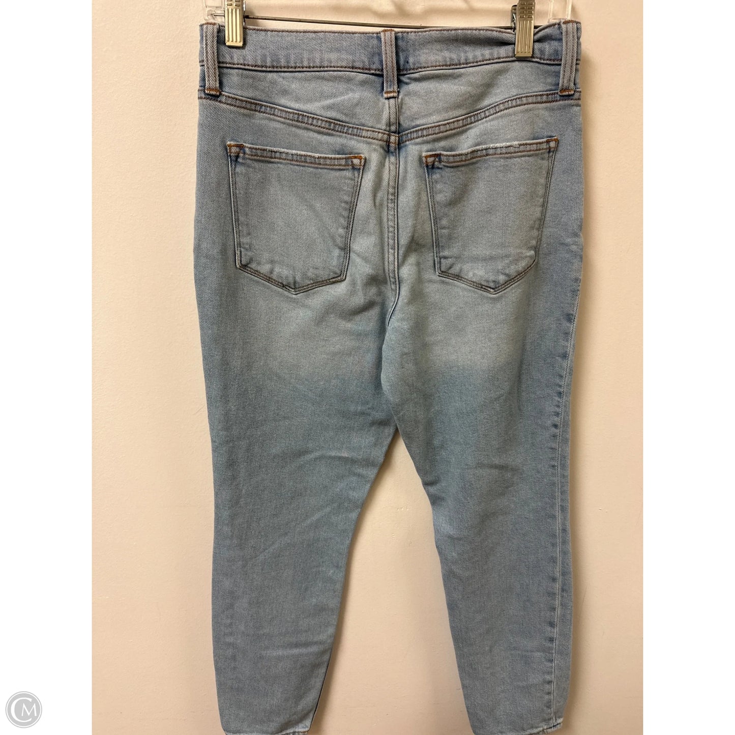 Jeans Skinny By J. Crew In Blue Denim, Size: 4