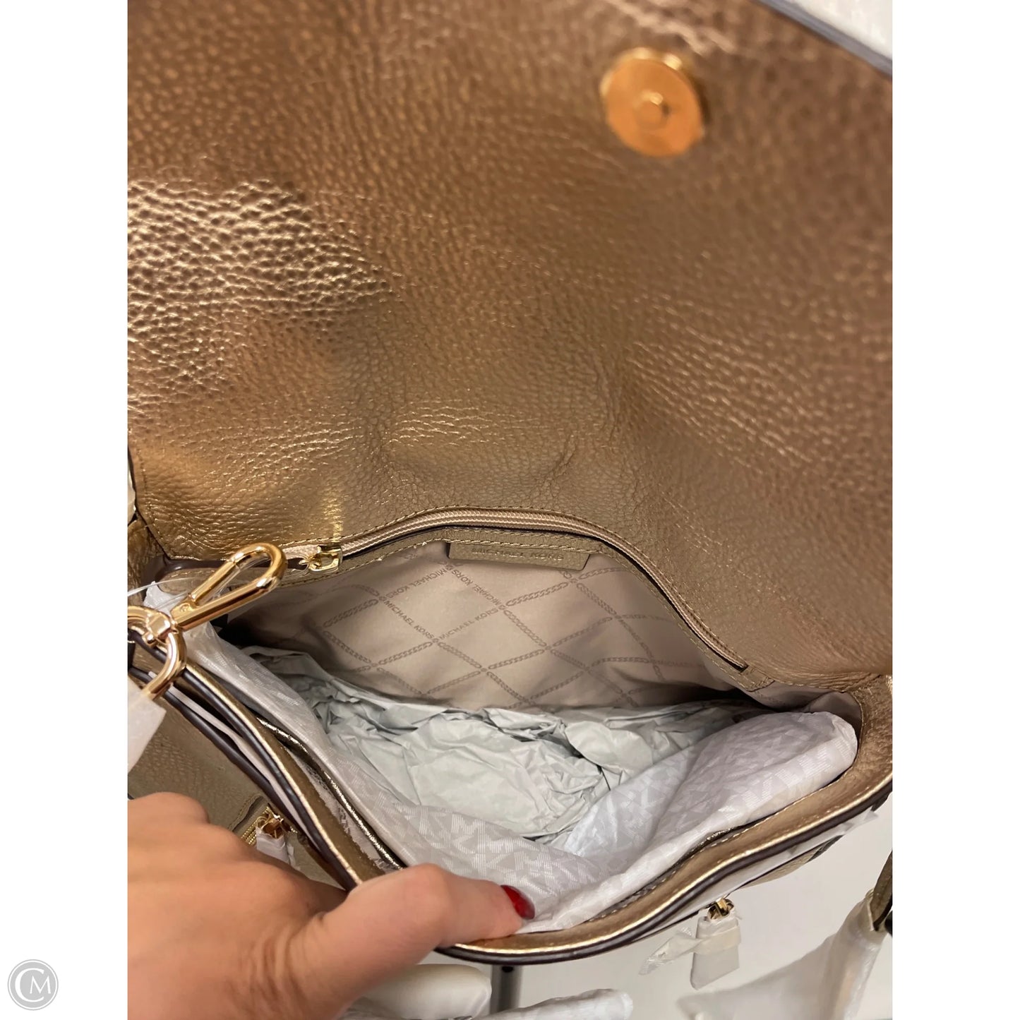 Handbag Designer By Michael Kors, Size: Medium