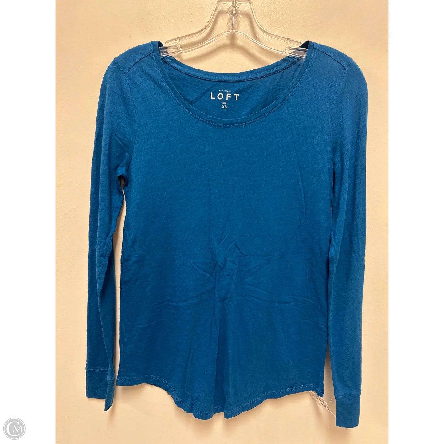 Top Long Sleeve By Loft In Blue, Size: Xs