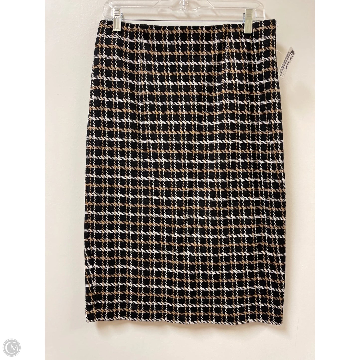 Skirt Midi By J. Jill In Black & Cream, Size: S