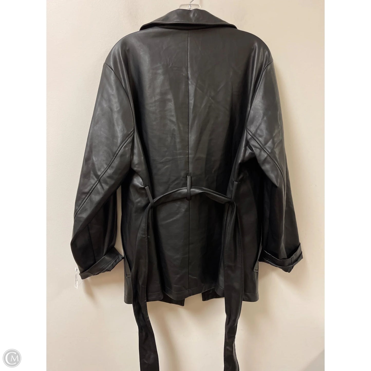 Coat Other By Time And Tru In Black, Size: 1x