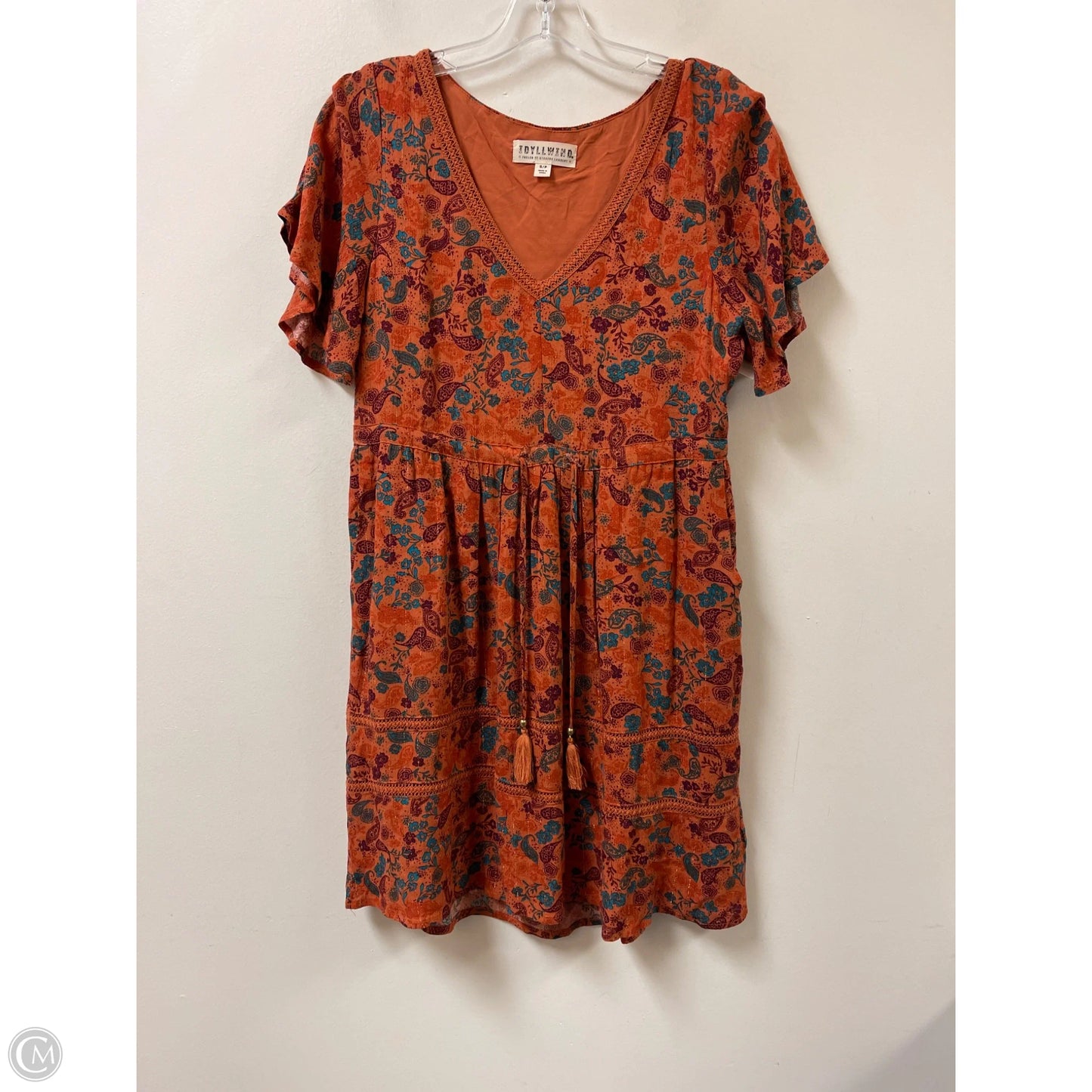 Dress Casual Short By Idyllwind In Orange, Size: Sp