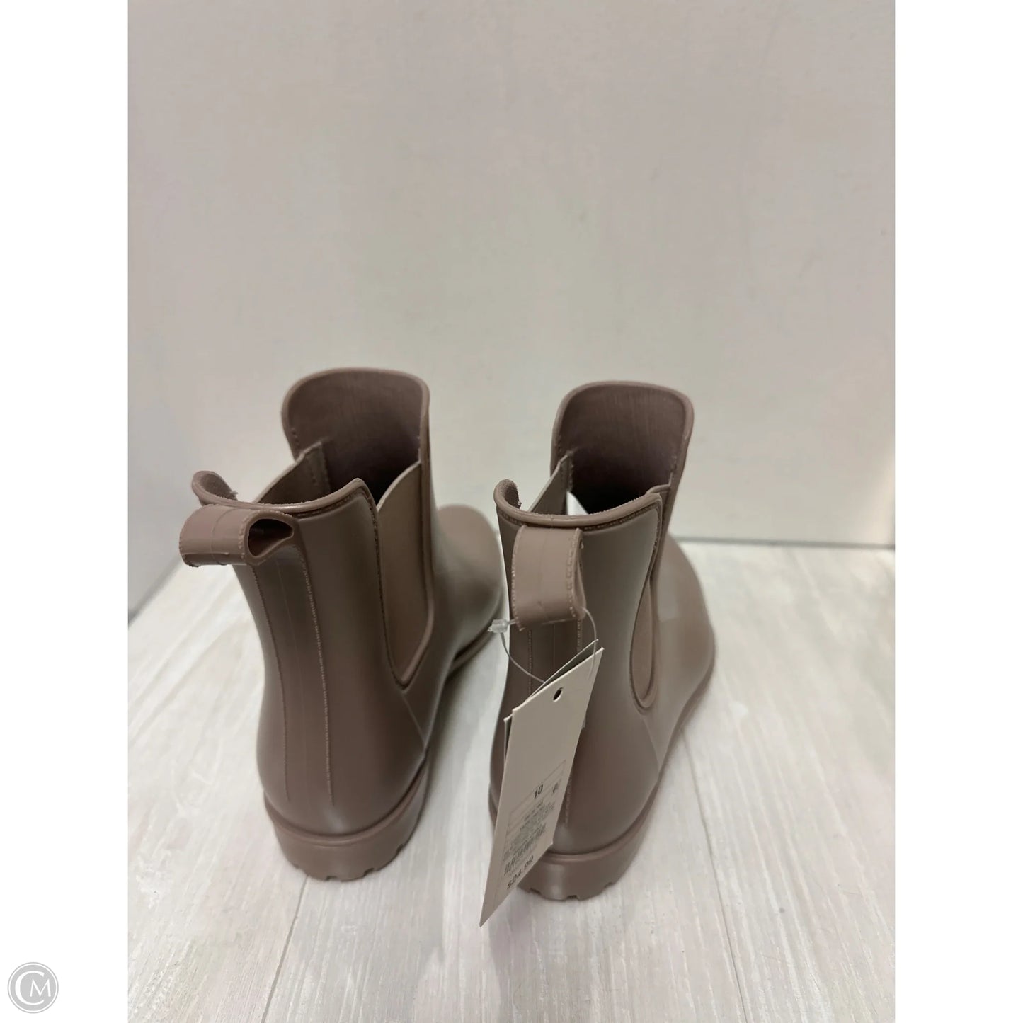 Boots Rain By A New Day In Tan, Size: 10