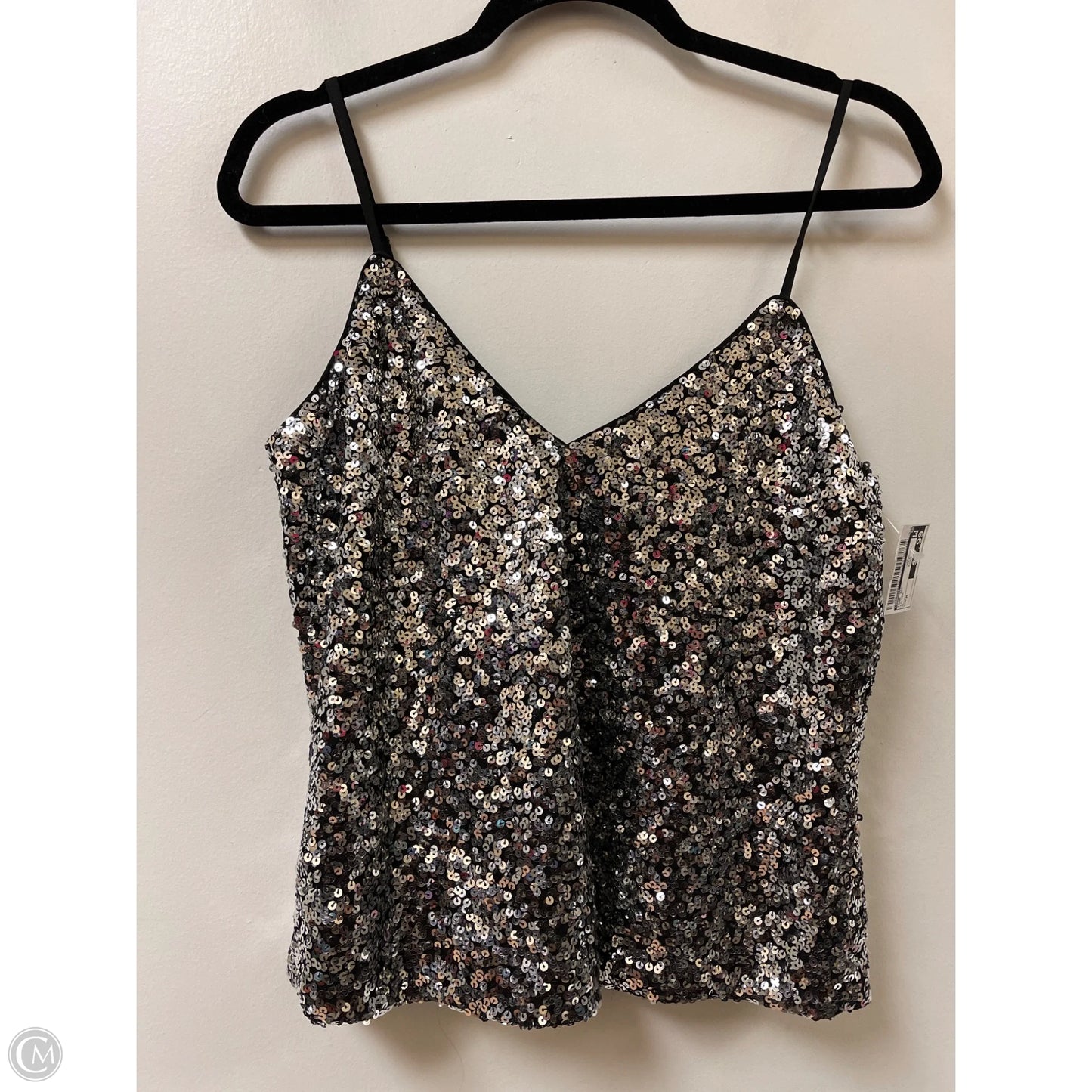 Tank Top By Bardot In Silver, Size: M