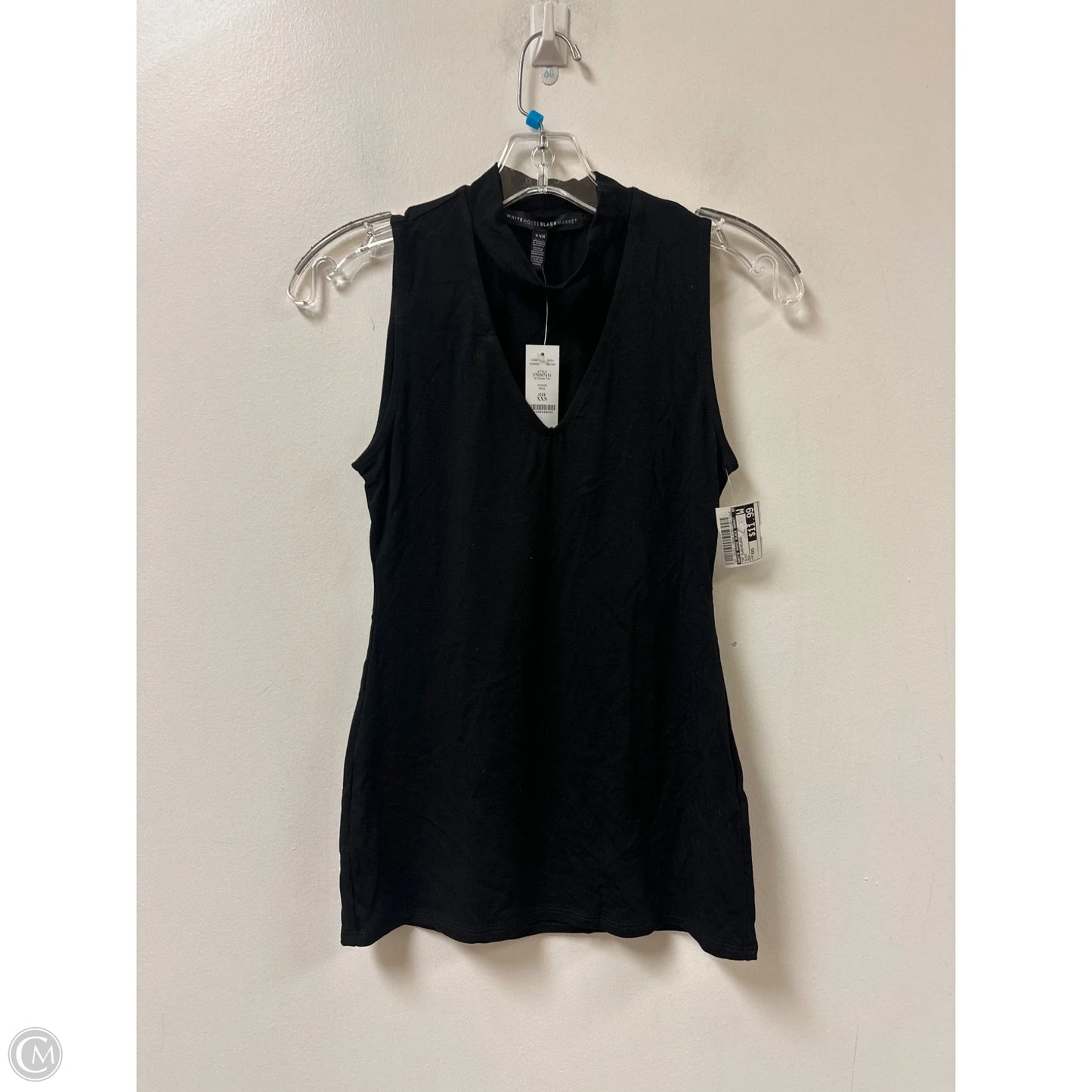 Top Sleeveless By White House Black Market In Black, Size: Xxs