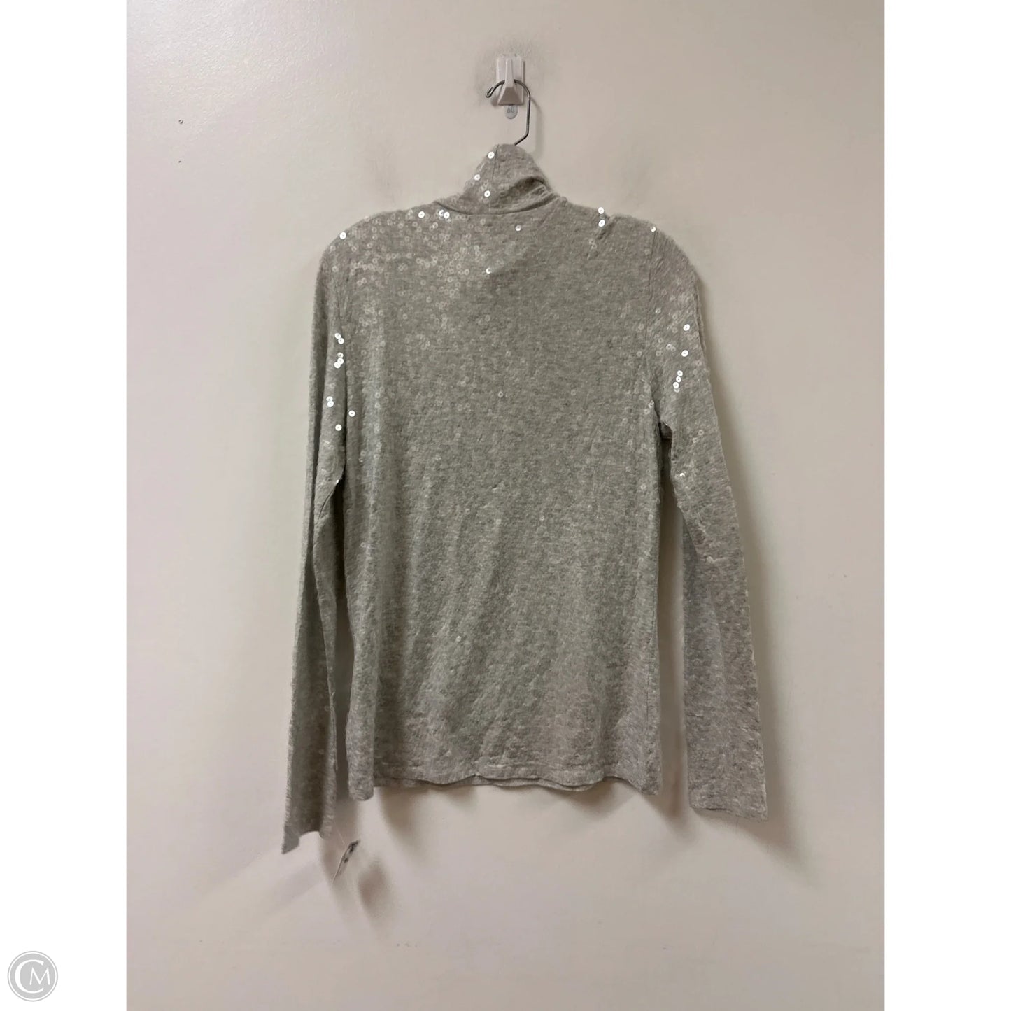 Top Long Sleeve By Express In Grey, Size: L