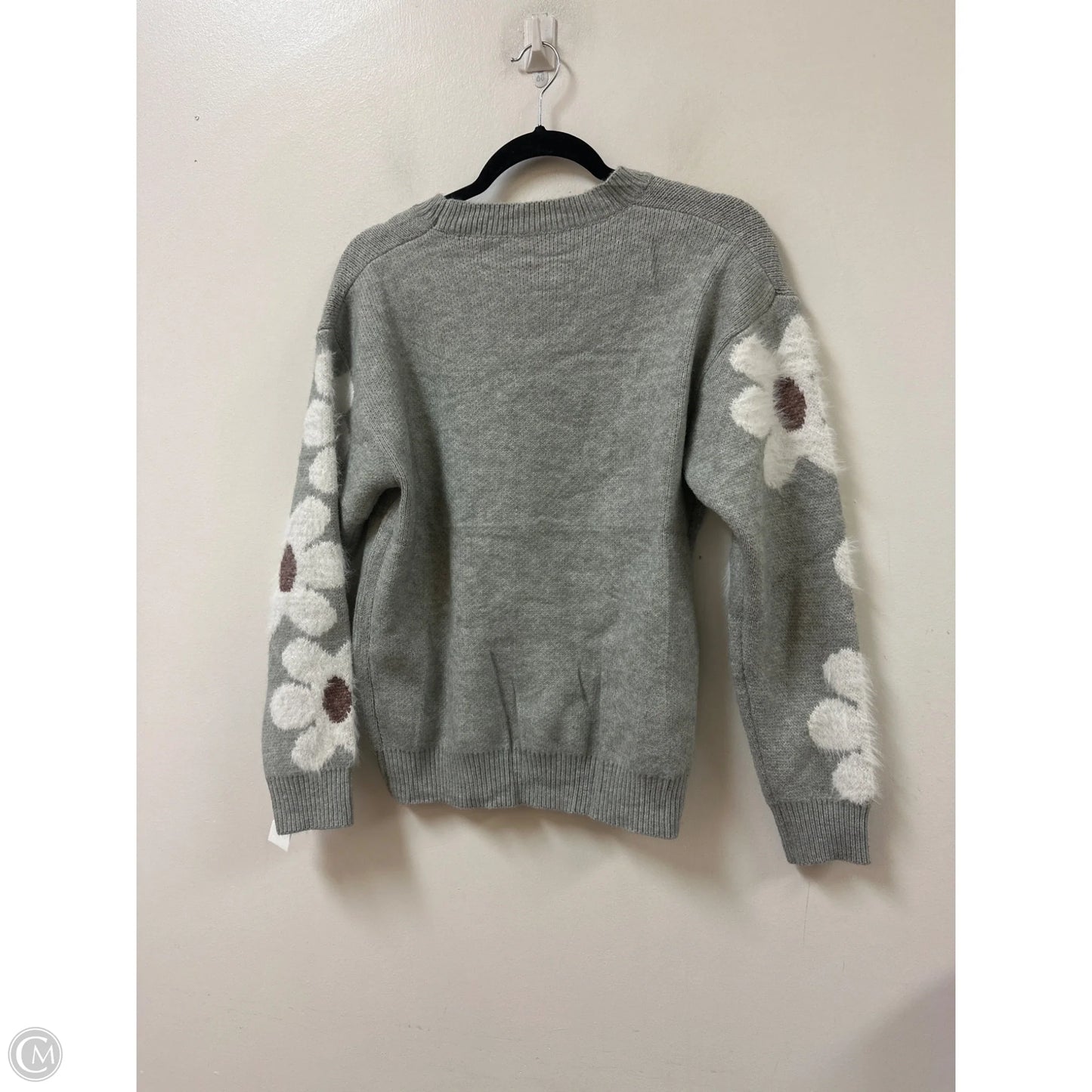Sweater By Clothes Mentor In Grey, Size: S