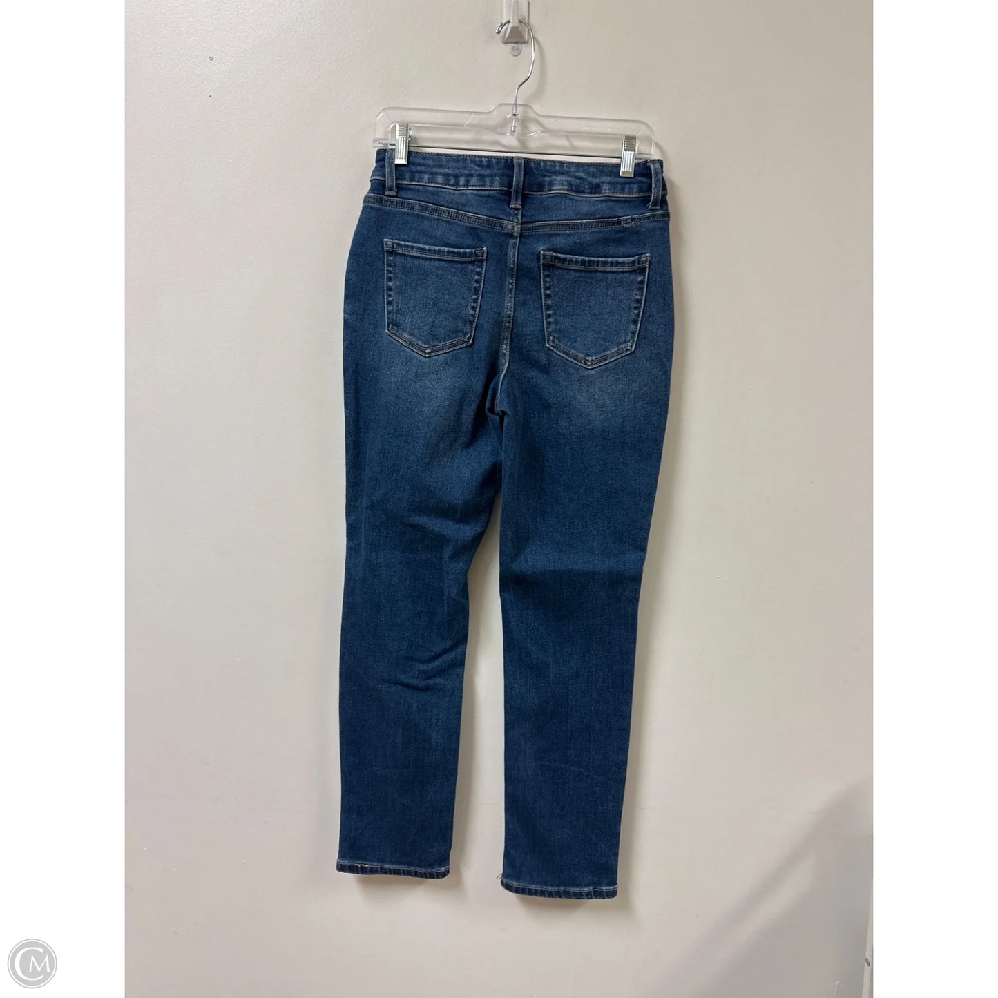 Jeans Straight By Time And Tru In Blue Denim, Size: 4