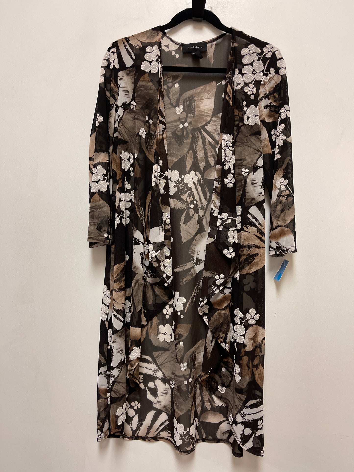 Kimono By R And M Richards In Black, Size: M