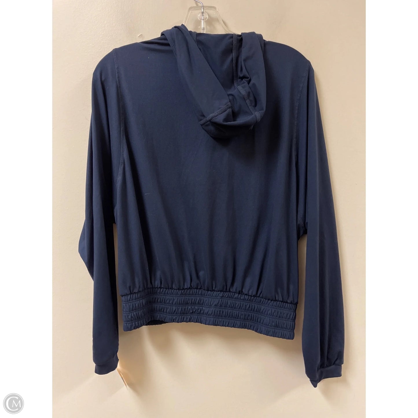 Athletic Jacket By Clothes Mentor In Navy, Size: M