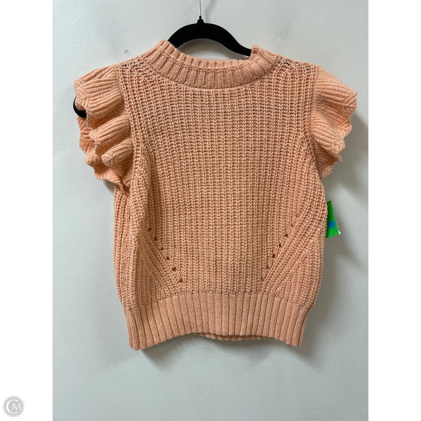Sweater Short Sleeve By Universal Thread In Coral, Size: S