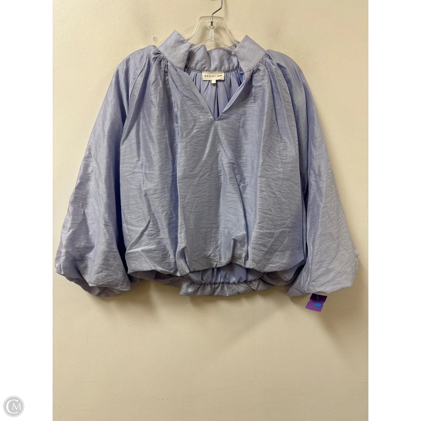 Top Long Sleeve By Entro In Purple, Size: S