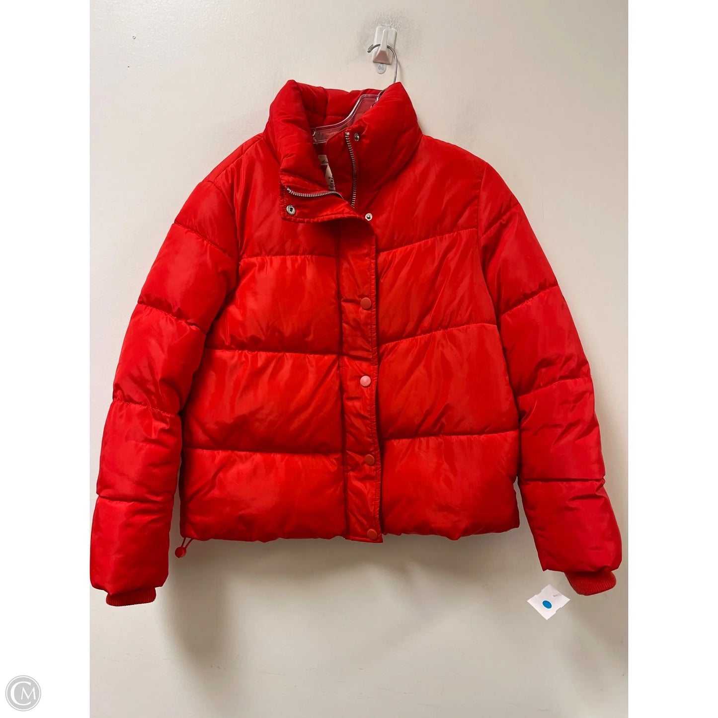 Jacket Puffer & Quilted By Logg In Red, Size: S