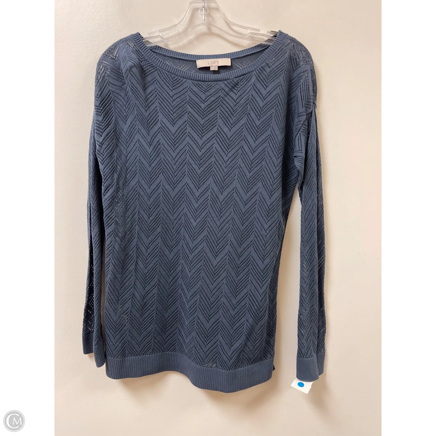 Top Long Sleeve By Loft In Blue, Size: S