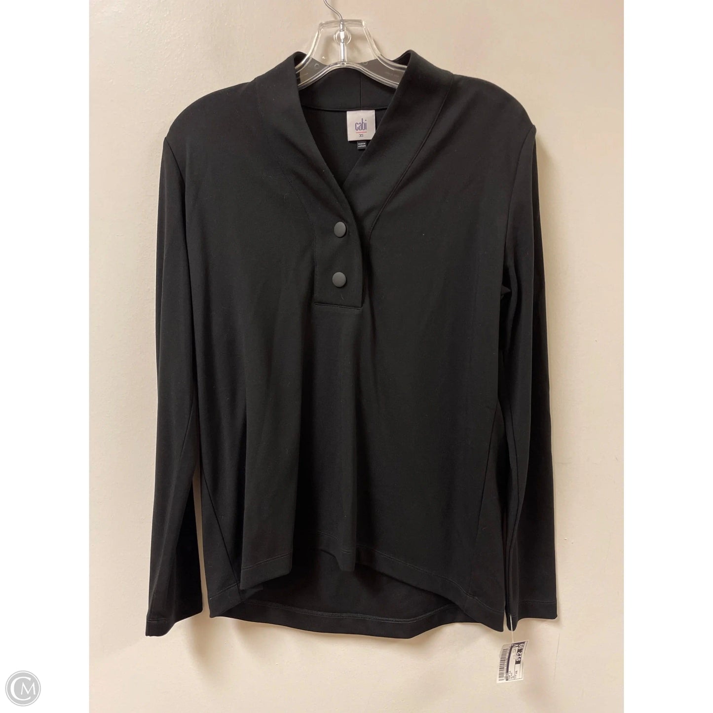 Top Long Sleeve By Cabi In Black, Size: Xs