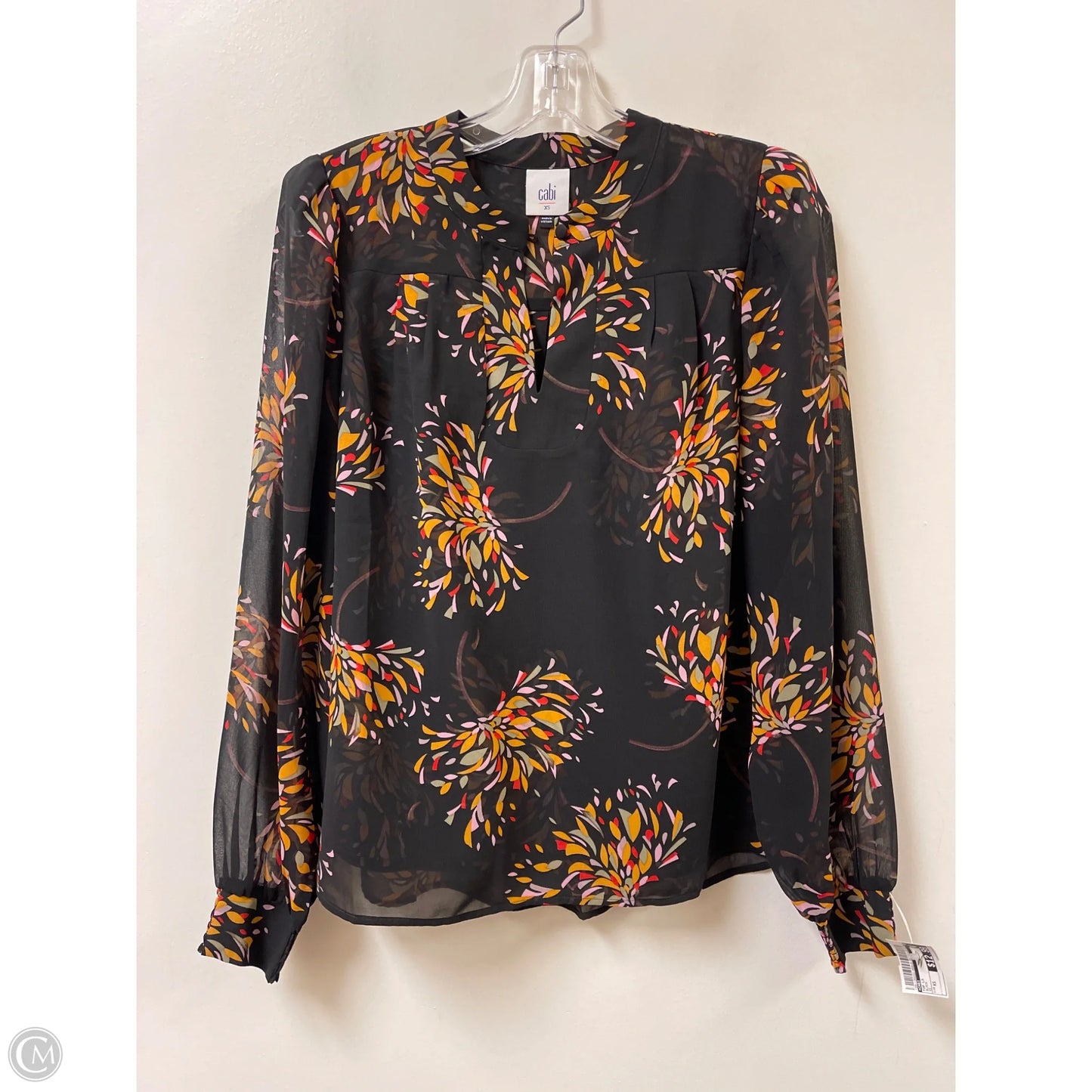 Top Long Sleeve By Cabi In Black, Size: Xs