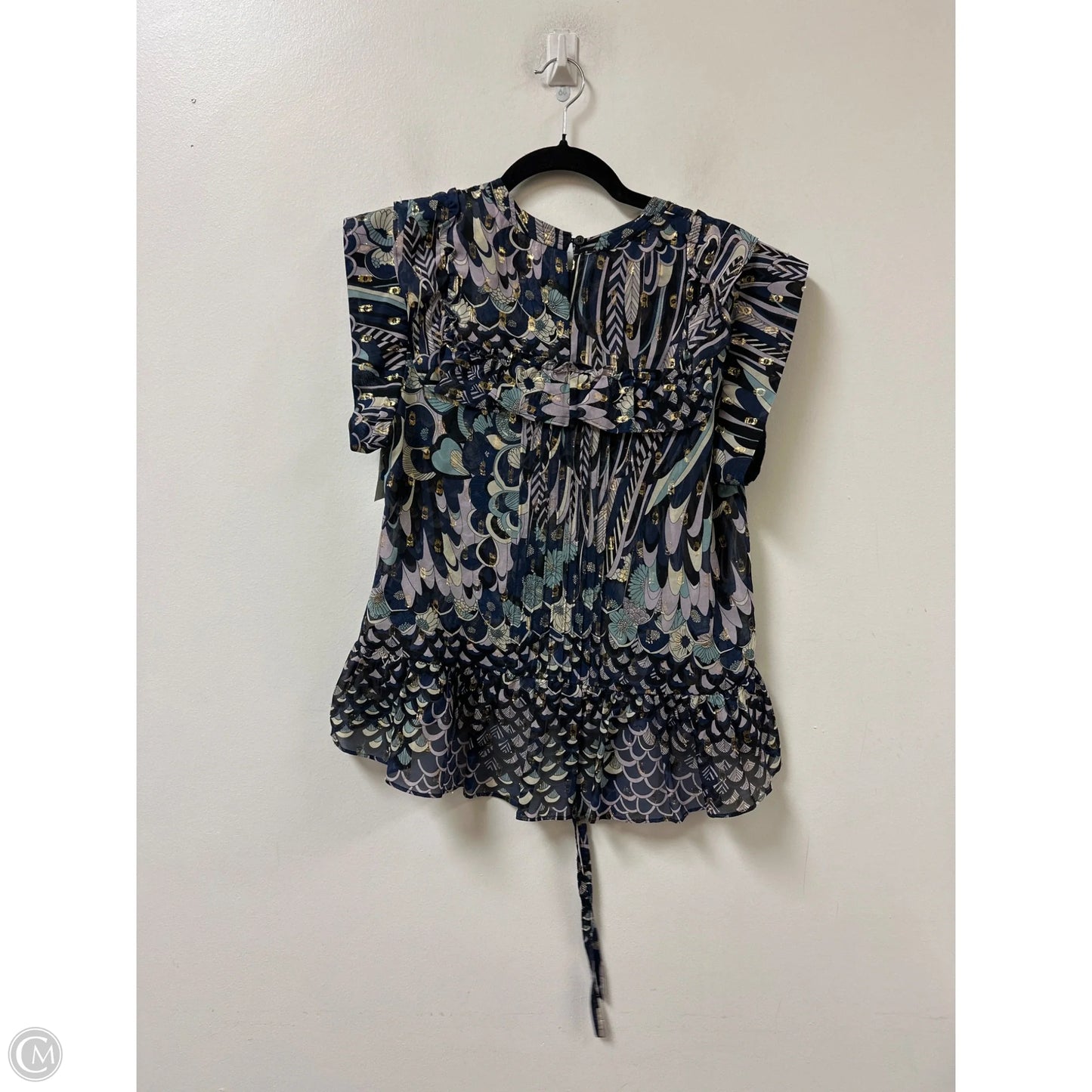 Top Sleeveless By Zadig And Voltaire In Navy, Size: S