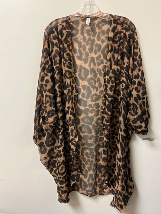 Kimono By L Love In Animal Print, Size: Onesize