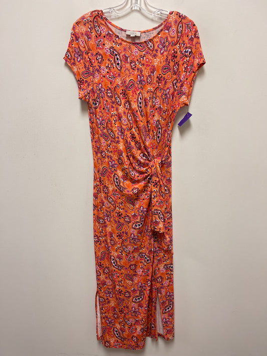 Dress Casual Midi By Loft  Size: L