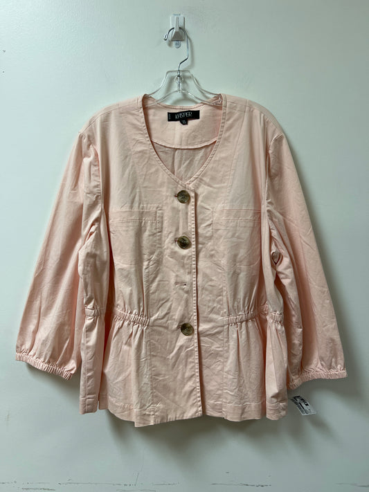 Blazer By Kasper In Peach, Size: 3x