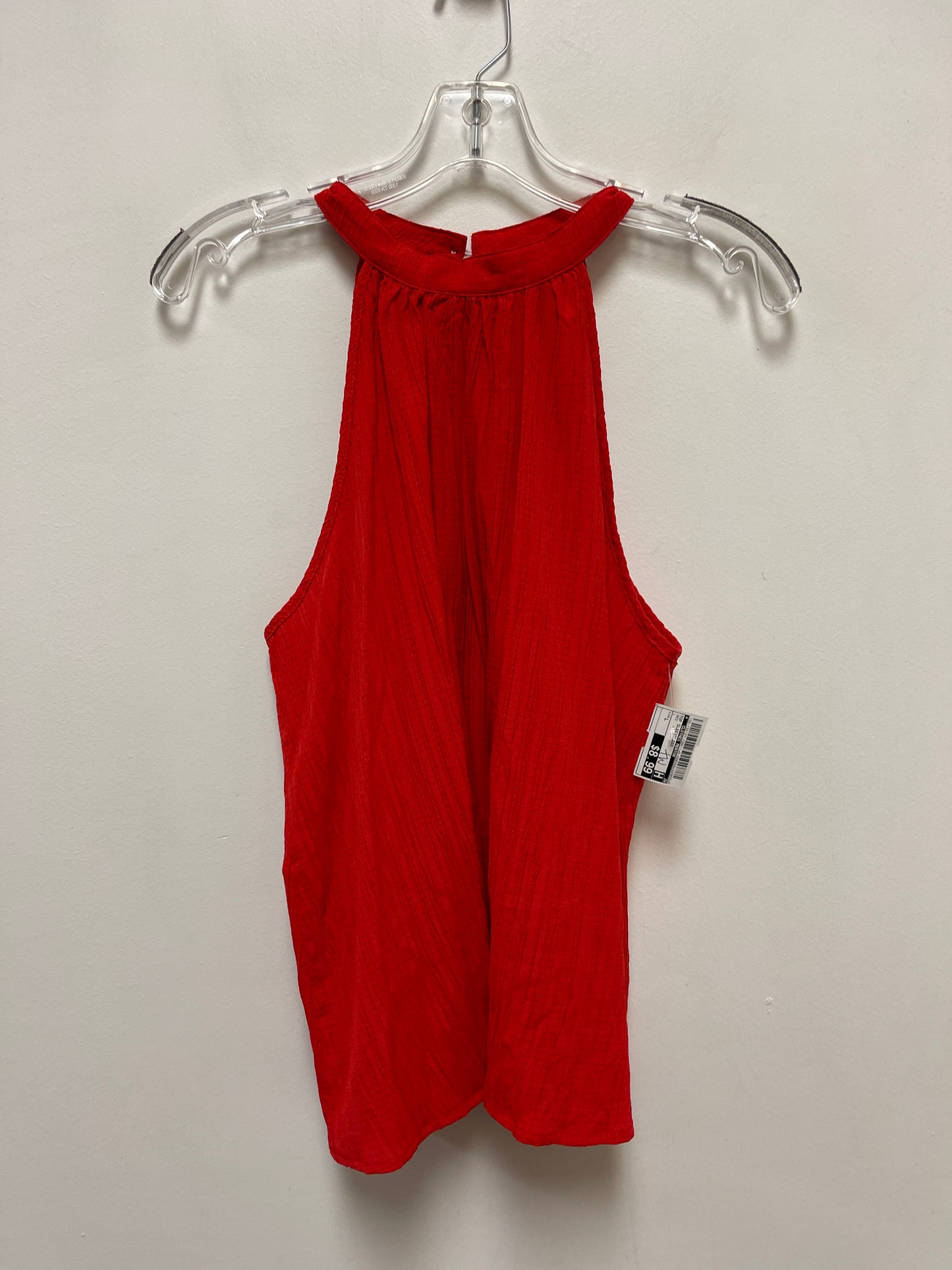 Top Sleeveless By Clothes Mentor In Red, Size: L