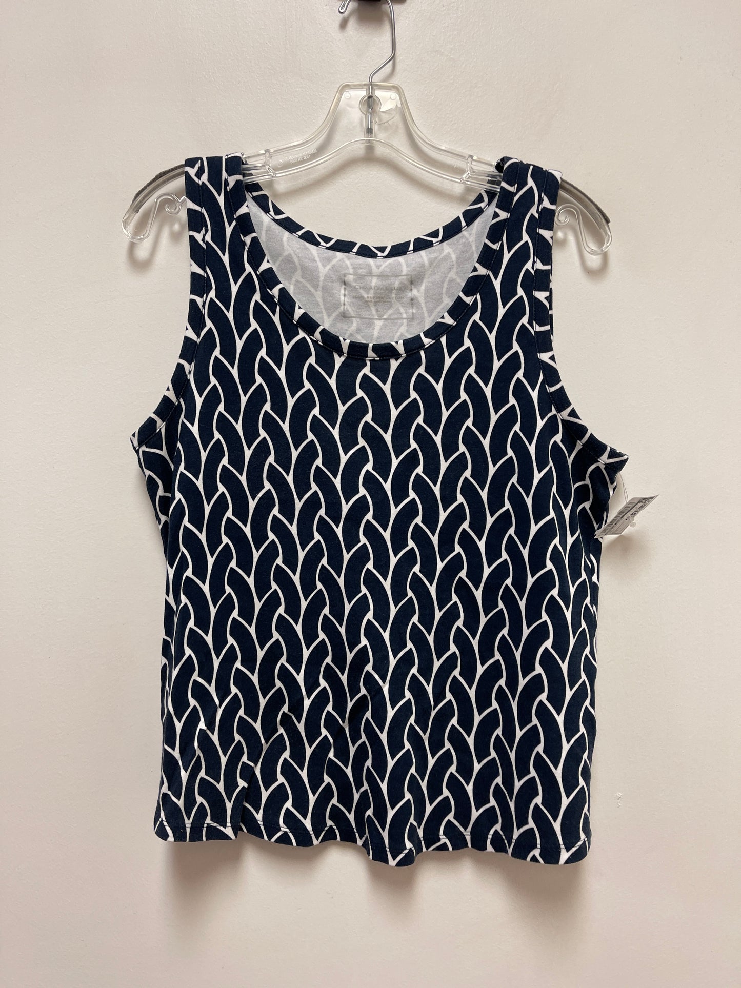 Top Sleeveless By Charter Club In Navy, Size: L