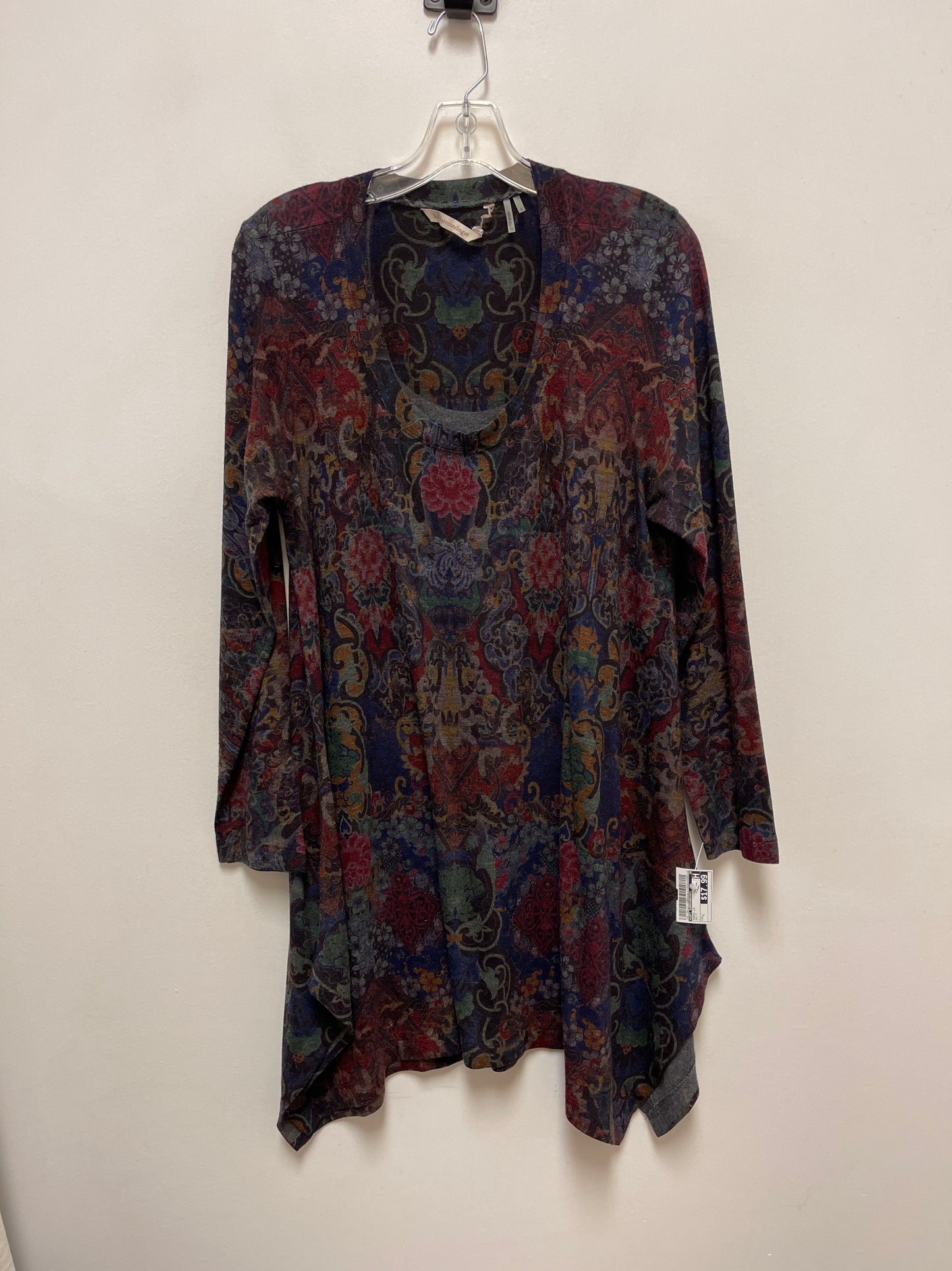 Tunic Long Sleeve By Soft Surroundings In Multi-colored, Size: L