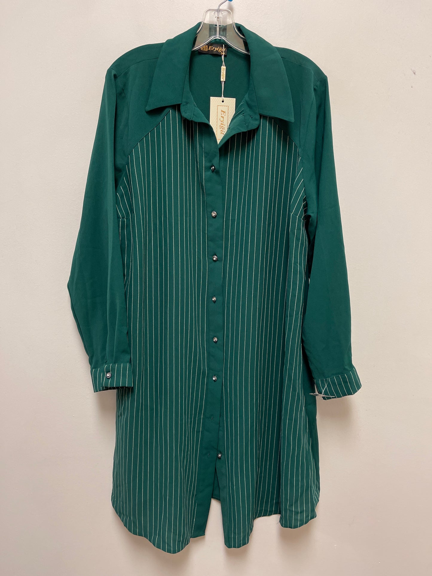 Dress Casual Midi By Clothes Mentor In Green, Size: Xl